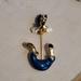 Disney Jewelry | Disney Napier Mickey & Co. Goofy Design Stick Pin | Color: Blue/Gold | Size: Os