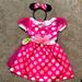 Disney Costumes | Minnie Mouse Costume Nwt | Color: Pink/White | Size: 4/5