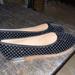 Kate Spade Shoes | Kate Spade Honey Black Velvet Metallic Stamp Ballet Flats Size 11 | Color: Black | Size: 11