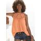 Crepebluse BUFFALO Gr. 44, orange (bright peach) Damen Blusen Strandtops