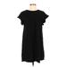 ASOS Casual Dress - Shift: Black Solid Dresses - Women's Size 6