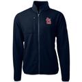 Men's Cutter & Buck Navy St. Louis Cardinals Big Tall Cascade Eco Sherpa Fleece Full-Zip Jacket