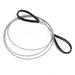 Pocket Chainsaw Mini Stainless Steel Wire Saw Cable Gear Rod Saw Chainsaw Outdoor Camping Hiking Hunting Toolsï¼ˆ1pcs-Blackï¼‰
