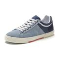 Sneaker AUTHENTIC LE JOGGER "Schnürschuh", Herren, Gr. 42, blau, Obermaterial: 60% Textilmaterial, 40% Lederimitat. Futter: 100% Textilmaterial. Decksohle: 100% Textilmaterial. Laufsohle: 100% Synthetik, unifarben, sportlich, Schuhe, aus...