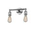 Innovations Lighting Bruno Marashlian Bare Bulb 11 Inch 2 Light Bath Vanity Light - 208-SN-LED