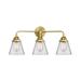 Innovations Lighting Bruno Marashlian Cone 24 Inch 3 Light Bath Vanity Light - 288-3W-AC-G64-LED