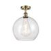 Innovations Lighting Bruno Marashlian Athens 11 Inch 1 Light Semi Flush Mount - 516-1C-PN-G122-12-LED