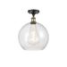 Innovations Lighting Bruno Marashlian Athens 11 Inch 1 Light Semi Flush Mount - 516-1C-SG-G124-12-LED