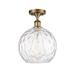 Innovations Lighting Bruno Marashlian Athens Water Glass 10 Inch 1 Light Semi Flush Mount - 516-1C-BB-G1215-10