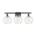 Innovations Lighting Bruno Marashlian Athens Water Glass 26 Inch 3 Light Bath Vanity Light - 516-3W-PC-G1215-8-LED