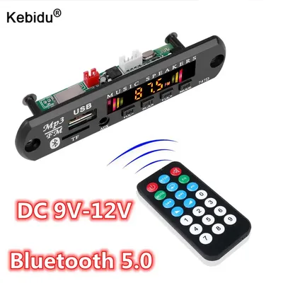 Kebidu-Carte décodeur MP3 pour voiture 9V 12V WMA lecteur audio MP3 USB TF radio FM
