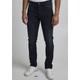 Slim-fit-Jeans BLEND "TWISTER" Gr. 33, Länge 32, schwarz (black) Herren Jeans Regular Fit