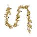 9 ft. HGTV Home Collection Metallic Gold Laurel Garland