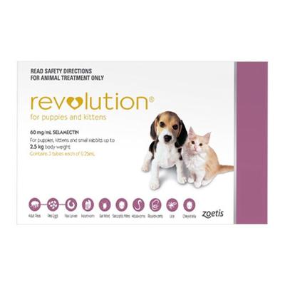 Revolution Kittens / Puppies (Pink) 6 Doses