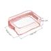 6.7"x2.4"x4.7" Clear PVC Travel Toiletry Bag Makeup Cosmetic Pouch