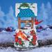 Solar Powered Holiday Wishing Well Decoration - 12.750 x 9.600 x 8.300