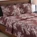 4-Piece Foliage Bed Sheets and Pillowcases Set