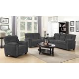 Coaster Furniture Clemintine 3-piece Upholstered Pillow Top Arm Living Room Set