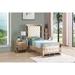 Hollywood Hills Faux Leather Tufted Bed