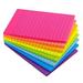 4x6 Lined Sticky Notes Bright Ruled Post Stickies Strong Adhesive Memo Pads 8 Pads/Pack 45 Sheets/Pad (Multicolor-4x6)