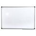 ViztexÂ® Lacquered Steel Magnetic Dry Erase Board with an Aluminium Frame - 36 x 48