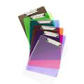 6 Pack Assorted Transparent Color Plastic Clipboards 2.3mm Heavy Duty Board Low Profile Clip Clipboards for Classrooms Offices Restaurants Doctor Offices 6 Plastic Clipboard Pack