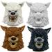 Figures Toy Company Set of 4 Werewolf Heads for 8 Inch Type S Retro Action Figures