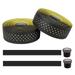 Bicycle Handlebar Tape - Colorful Holes Bike Grip Tape Antislip Breathable Handlebar Tape EVA Shock Absorbing Bar Tape 2PCS per Set with Plugs&Fixing Tapes