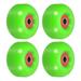 Uxcell 52mm Skateboard Wheels with Bearings Street Wheels for Skateboards Cruiser Wheel 95A Green Red 4 Pack