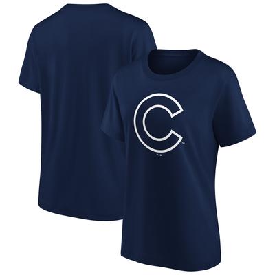 Chicago Cubs Mono-Logo-Grafik-T-Shirt – Damen Image
