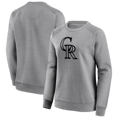 Colorado Rockies Mono-Logo-Grafik-Sweatshirt mit Rundhalsausschnitt – Damen Image