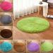 Dream Lifestyle Round Area Rug Modern Fluffy Circle Rug for Kids Girls Baby Room Plush Circular Nursery Living Room Rugs Home Bedroom Carpet Floor Mat Fitness Yoga Cute Cozy Bedside Carpet