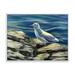 Designart Portrait of Seagull Birds By The Sea Nautical & Coastal Framed Canvas Wall Art Print