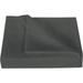 1000 Thread Count 3 Piece Flat Sheet ( 1 Flat Sheet + 2- Pillow cover ) 100% Egyptian Cotton Color Dark Grey Solid Size Twin