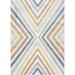 nuLOOM Neveah Contemporary Chevron Area Rug 5 x 7 5 Beige