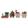 Dezsed Christmas Wooden Train Ornament Clearance Christmas Decorations Wooden Train Multicolor
