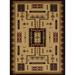 The Curated Nomad Martha Geometric Area Rug Ivory/Black 1 10 x 7 2 Runner 6 Runner Bohemian & Eclectic Southwestern