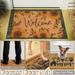 WNG Door Mats Outdoor Indoor Welcome Mats Front Door Mats Non Slip Resist Dirt Durable Door Rugs for Entrance Front Door Outside Entry Porch 60X40Cm