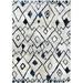 Mayberry Rug PC6131 8X10 7 ft. 10 in. x 9 ft. 10 in. Pacific Sputnik Area Rug Cream
