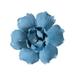 Hemoton Ceramic Art Flower Wall Hanging Wall-mounted Decor Craft Artificial Stereoscopic Luoyang Peony Hanging Decor for Living Room Home Office (Blue Middle Size)