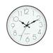 12inch Silent Sweep Second Movement Antique Wall Clock Non-Ticking Classic Digital Clock Battery Operated Round Living Room/Home/Office/School Clock