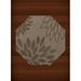 Dalyn Dover Area Rug DV17 Dv17 Stone Floral Leaves 10 x 10 Octagon
