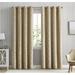 Versailles Lattice Flocked Blackout Grommet Curtain Panels