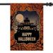 Mloabuc Halloween Garden Flag 28x40 Double Sided Burlap Castle Pumpkin Witch Garden Flags Trick or Treat Outdoor Yard Flags Holiday Gift Bat Decorative Garden Yard Flag