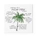 Stupell Industries Tropical Palm Tree Educational Plants Flora Diagram Graphic Art Gallery Wrapped Canvas Print Wall Art Design by Dishique