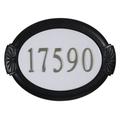 SAP-4180-BLK Classic Address Plaque