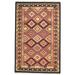 Dhurrie Rust Wool Rug 5 X 8 Southwestern American Tribal Room Size Carpet