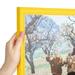 ArtToFrames 14x33 inch Yellow Picture Frame Yellow Wood Poster Frame (4265)