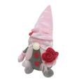 iOPQO Desktop Ornament Day Gnome Gnomes Flowers Mother s Spring Dwarf Doll Decoration Faceless Home Home Decor Beard Faceless Doll Decorative Ornament Pink