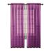 Sheer Voile Window Elegance Curtains Basic Rod Pocket Voile Sheer Panels for Nursery/Bedroom Purple 1 Panel W39.4 x L78.8